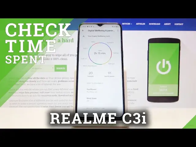 Video thumbnail for How to Check Total Screen Time on REALME C3i – Verify Display Time
