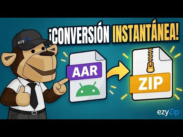 Video thumbnail for 📦 Cómo Convertir AAR a ZIP en Línea Gratis | Sin Instalar Software