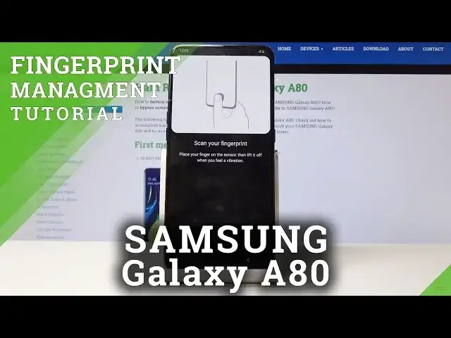 Video thumbnail for How to Add Fingerprint in SAMSUNG Galaxy A80 - Screen Lock Protection
