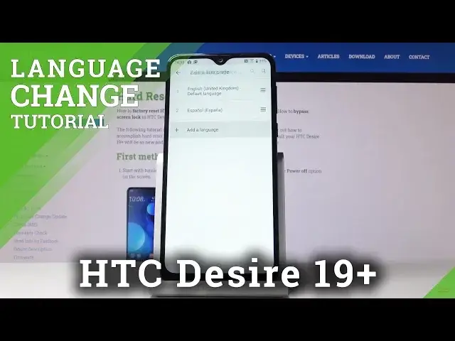 Video thumbnail for How to Change Language in HTC Desire 19+ – Set Up Language Settings