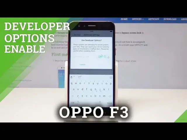 Video thumbnail for How to Use Developer Options in OPPO F3 - Developer Settings / OEM Unlock