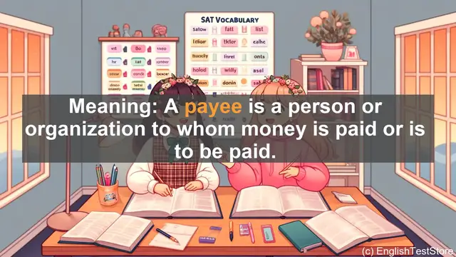 Video thumbnail for 5000 Must Know SAT Vocabulary - What is a Payee? SAT Vocabulary Word Explained