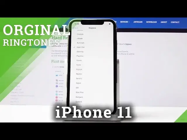 'Video thumbnail for How to Set Up Ringtone in iPhone 11 - Ringtone List'