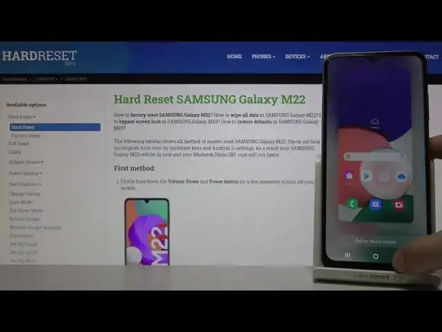 Video thumbnail for Samsung Galaxy M22 - All Static Wallpapers