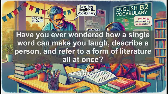 Video thumbnail for 1500 Must Know CEFR B2 Vocabulary - The Many Faces of 'Comic': From Stage to Page