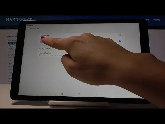 Video thumbnail for SAMSUNG Do Tab A 2018 DO NOT DISTURB TUTORIAL