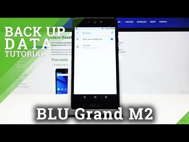 'Video thumbnail for How to Create Google Backup Account in BLU Grand M2 - Enable Google Backup'