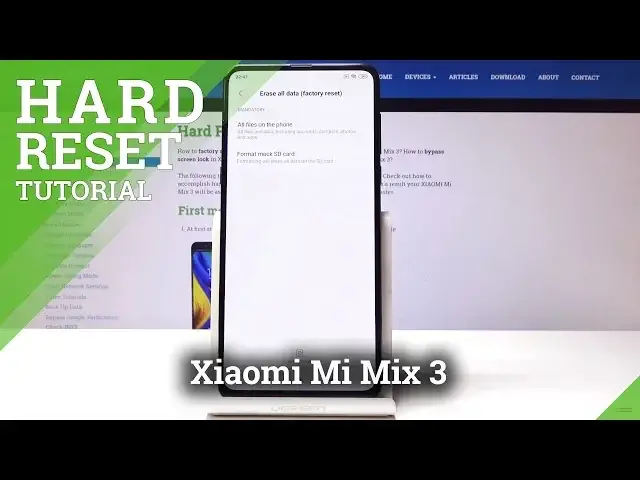 'Video thumbnail for Hard Reset Xiaomi Mi Mix 3 - Factory Reset Instructions'