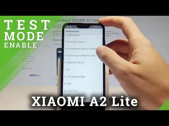 'Video thumbnail for How to Test XIAOMI A2 Lite - Hardware Test Mode / MIUI Testing Menu'
