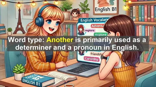 Video thumbnail for 2500 Must Know CEFR B1 Vocabulary - How to Use 'Another' in English: A B1 Level Guide