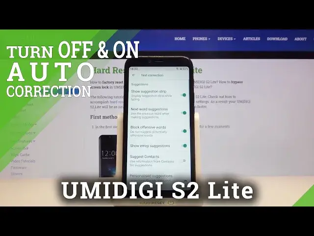 Video thumbnail for How to Manage Automatic Correction in Umidigi S2 Lite – Turn On/Off Predictive Text