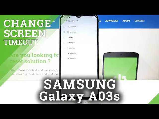 'Video thumbnail for How to Change Screen Timeout in SAMSUNG Galaxy A03s- Customize Display Settings'