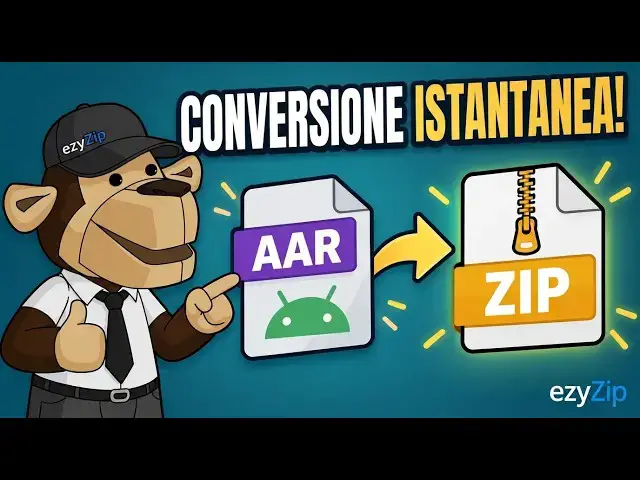 Video thumbnail for 📦 Come Convertire un AAR in ZIP Online Gratis | Senza Installare Software