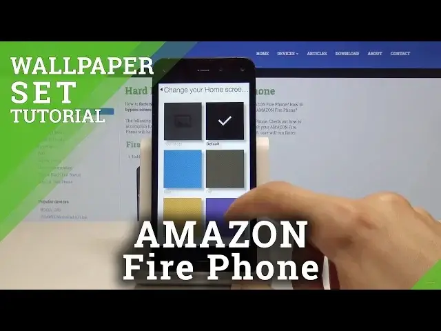 'Video thumbnail for How to Change Wallpaper in AMAZON Fire Phone - Lock & Home Screen Update'