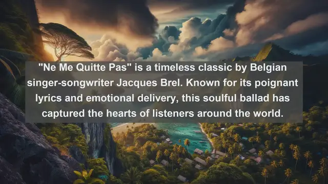 Video thumbnail for Discover Belgium's Musical Gems: Top 10 Most Beautiful Songs