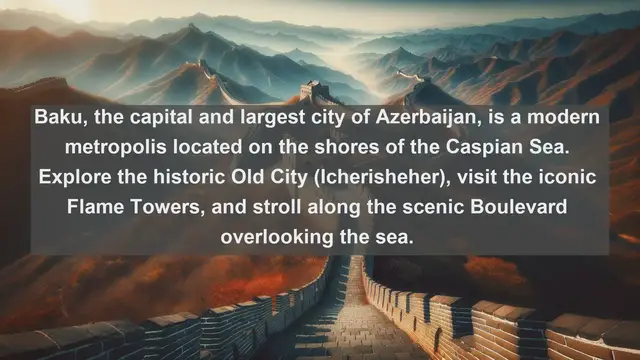 Video thumbnail for Exploring Azerbaijan: Top 10 Largest Cities in the Land of Fire