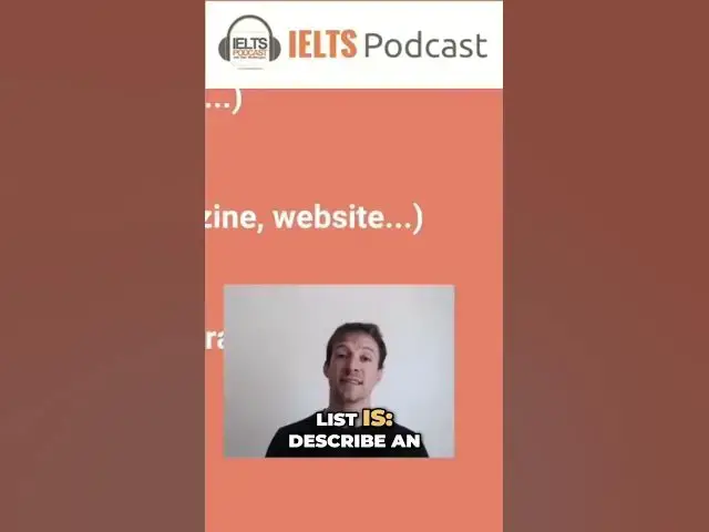 Video thumbnail for Master IELTS Speaking: 6 Must-Know Topics!