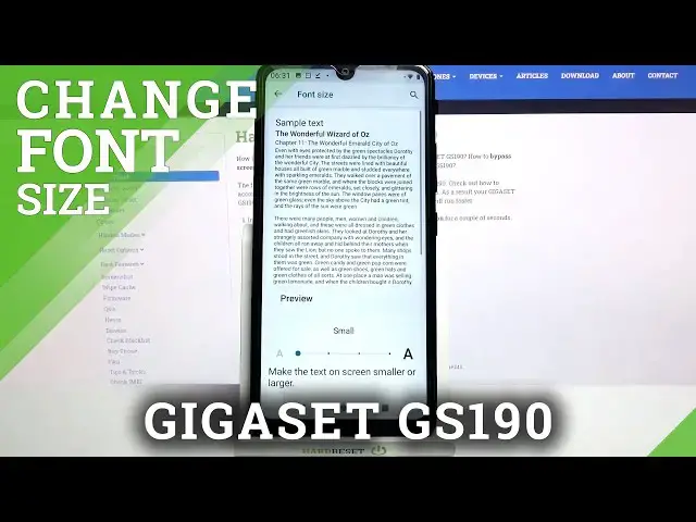 Video thumbnail for GIGASET GS190 and Display Font Settings - Manage Text Size