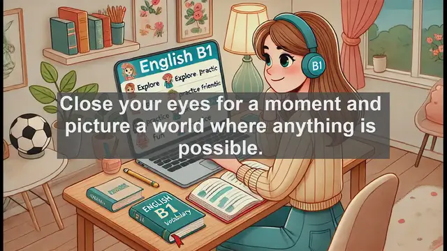 Video thumbnail for 2500 Must Know CEFR B1 Vocabulary - Exploring the Power of 'Imagine': From Mental Images to Creative Problem-Solving