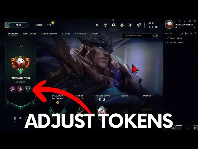 Video thumbnail for How to Change Profile Tokens in League of Legends - LOL Tokens