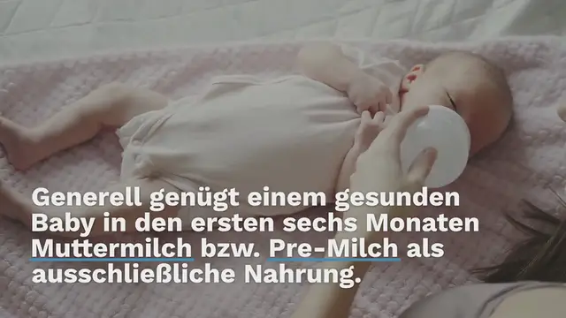Video thumbnail for Wasser für Babys: Ab wann soll ich Wasser anbieten?
