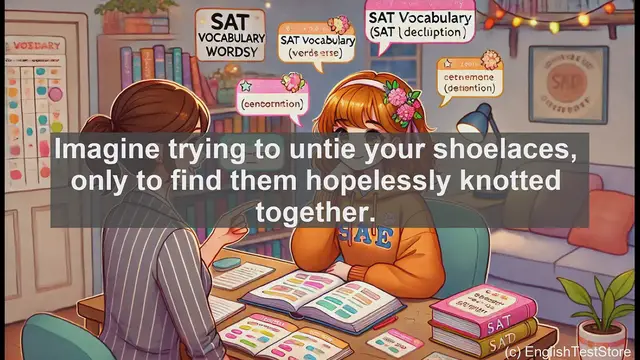 Video thumbnail for 5000 Must Know SAT Vocabulary - Entangle: Unraveling the Meaning of a Versatile Verb