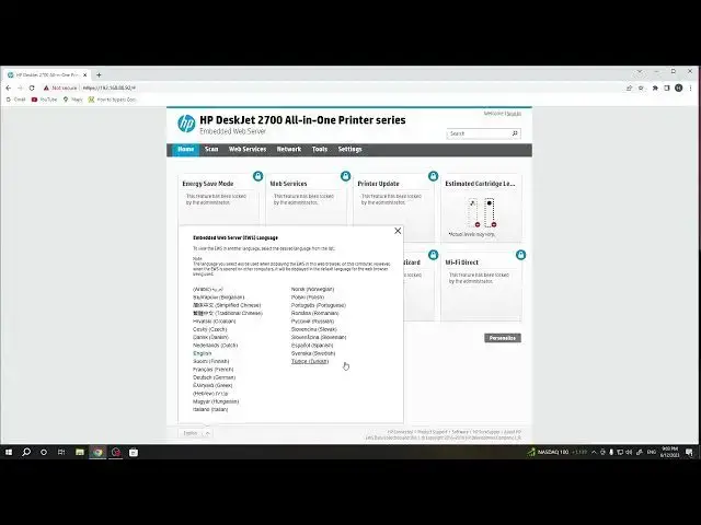 Video thumbnail for How to Change EWS Settings on HP DeskJet 2700 Printer?