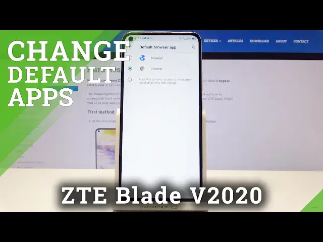 Video thumbnail for How to Set Up Default Browser in ZTE Blade v2020 – Manage Default Apps
