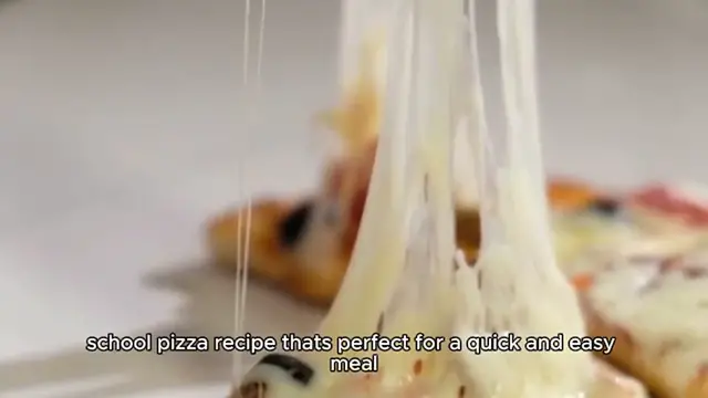 Video thumbnail for School Pizza Recipe