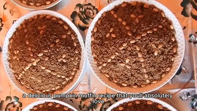 Video thumbnail for Pumpkin muffin recipe