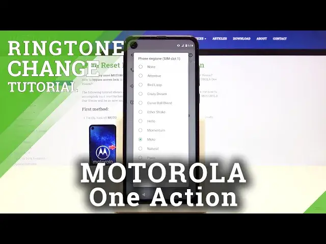 Video thumbnail for How to Set Up Ringtone Sound on Motorola One Action –  Change Melody