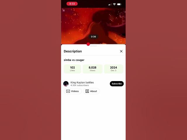 Video thumbnail for Simba vs Cougar (Dreamworks Spirit)