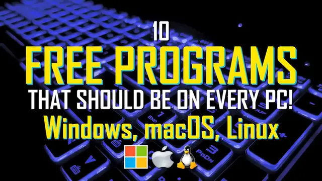 'Video thumbnail for 10 Free Programs You Must Have on Your PC in 2023: Enhancing Productivity and Efficiency'