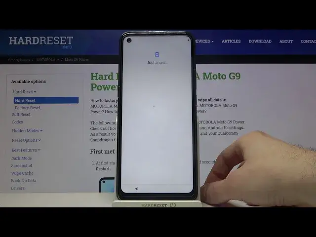 'Video thumbnail for How to Initially Set Up MOTOROLA Moto G9 Power – First Activation & Configuration'