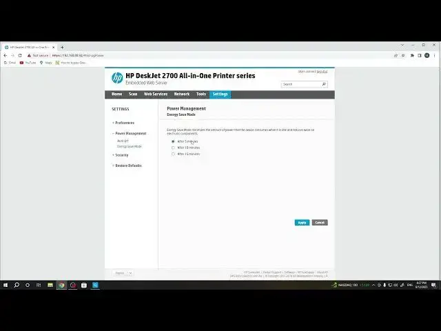 Video thumbnail for How to Turn On & Off Energy Saving Mode on HP DeskJet 2700 Printer?