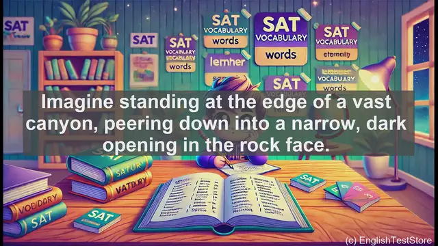 Video thumbnail for 5000 Must Know SAT Vocabulary - Crevice: Exploring a Key SAT Vocabulary Word
