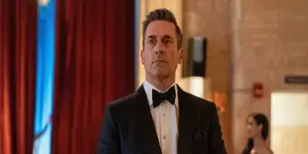 'Video thumbnail for Video: Jon Hamm Stars in YOUR FRIENDS AND NEIGHBORS Series Premiere Clip'