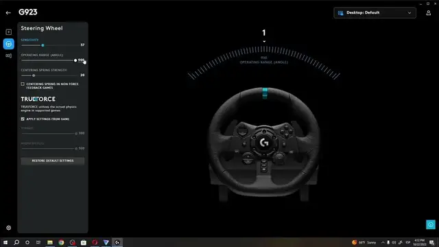 Video thumbnail for How To Change Steering Wheel Sensitivity on Logitech G923