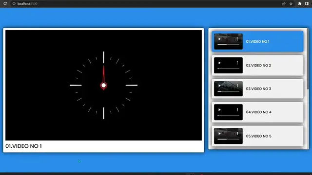 Video thumbnail for How to make Video playlist using HTML,CSS & JAVASCRIPT