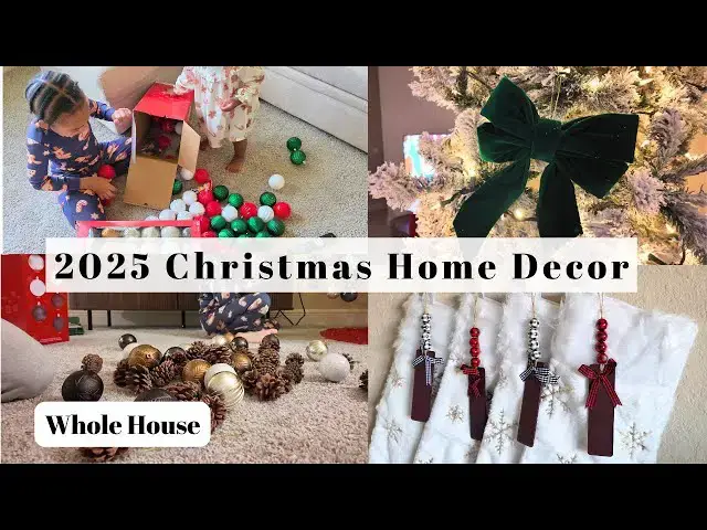 Video thumbnail for COZY CHRISTMAS CLEAN & DECORATE WITH ME!