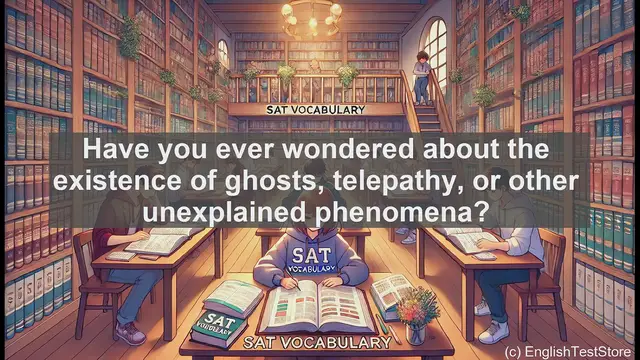 Video thumbnail for 5000 Must Know SAT Vocabulary - Understanding 'Supernatural': Meaning, Usage, and Common Mistakes