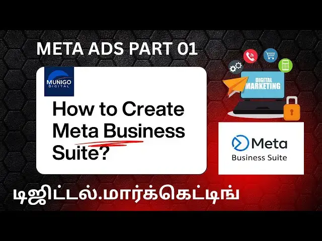 Video thumbnail for How to Create Meta Business Suite? | Meta Ads | Facebook Ads | Digital Marketing | Course | Tamil
