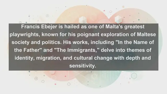 Video thumbnail for Unveiling Malta's Literary Gems: Top 10 Renowned Writers from the Mediterranean Jewel