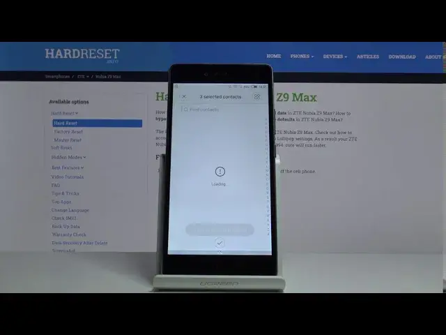Video thumbnail for How to Transfer all Contacts on ZTE Nubia Z9 Max - Copy Contacts