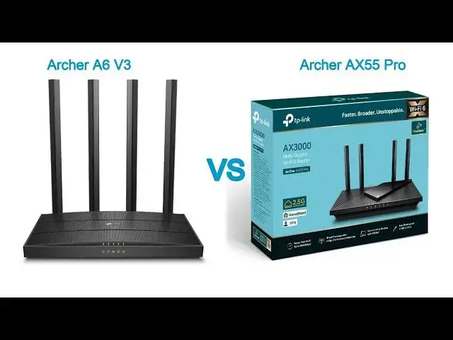 Video thumbnail for TP-Link Archer A6 vs. Archer AX55 Pro: Router Comparison and Review