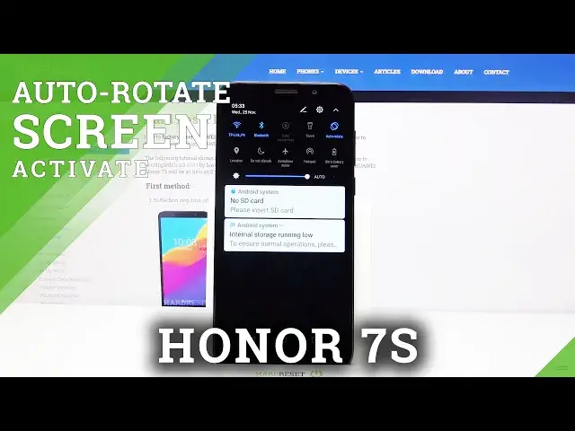 Video thumbnail for How to Turn On / Off Auto Rotate Screen in Honor 7S?