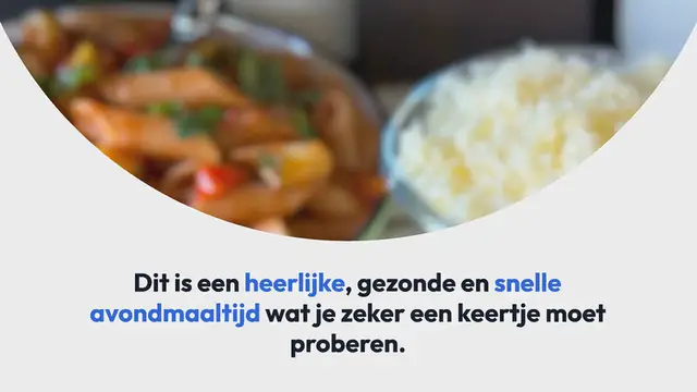 Video thumbnail for PENNE IN TOMATENSAUS MET GROENTEN