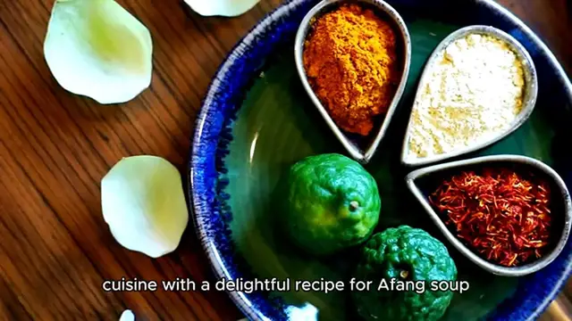 Video thumbnail for afang soup recipe