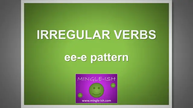'Video thumbnail for Irregular Verbs: ee-e Pattern'