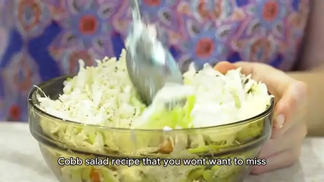 Video thumbnail for Cobb salad recipe